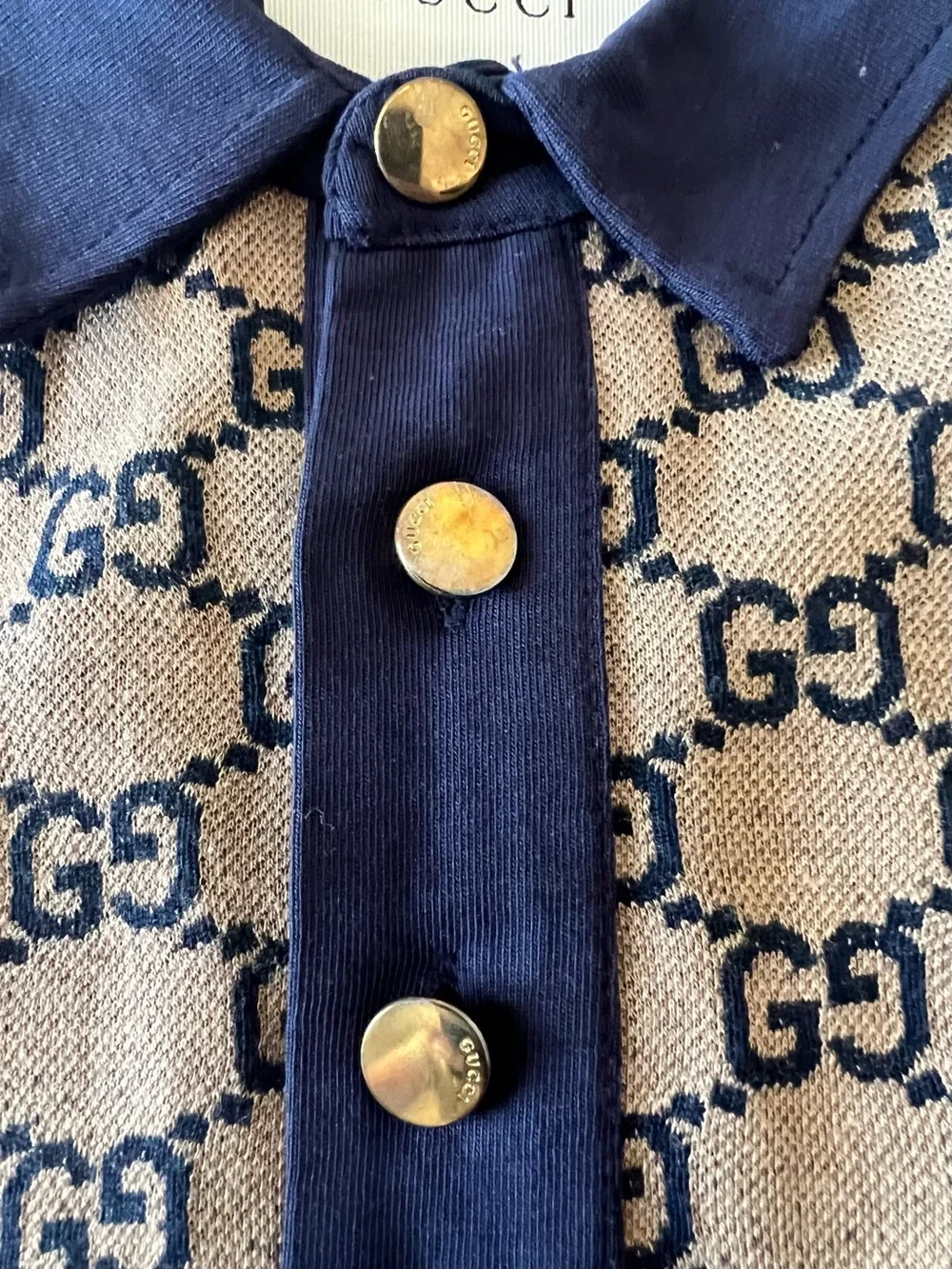 Gucci Navy Short-Sleeve Crewneck T-Shirt NEW W/T Tags